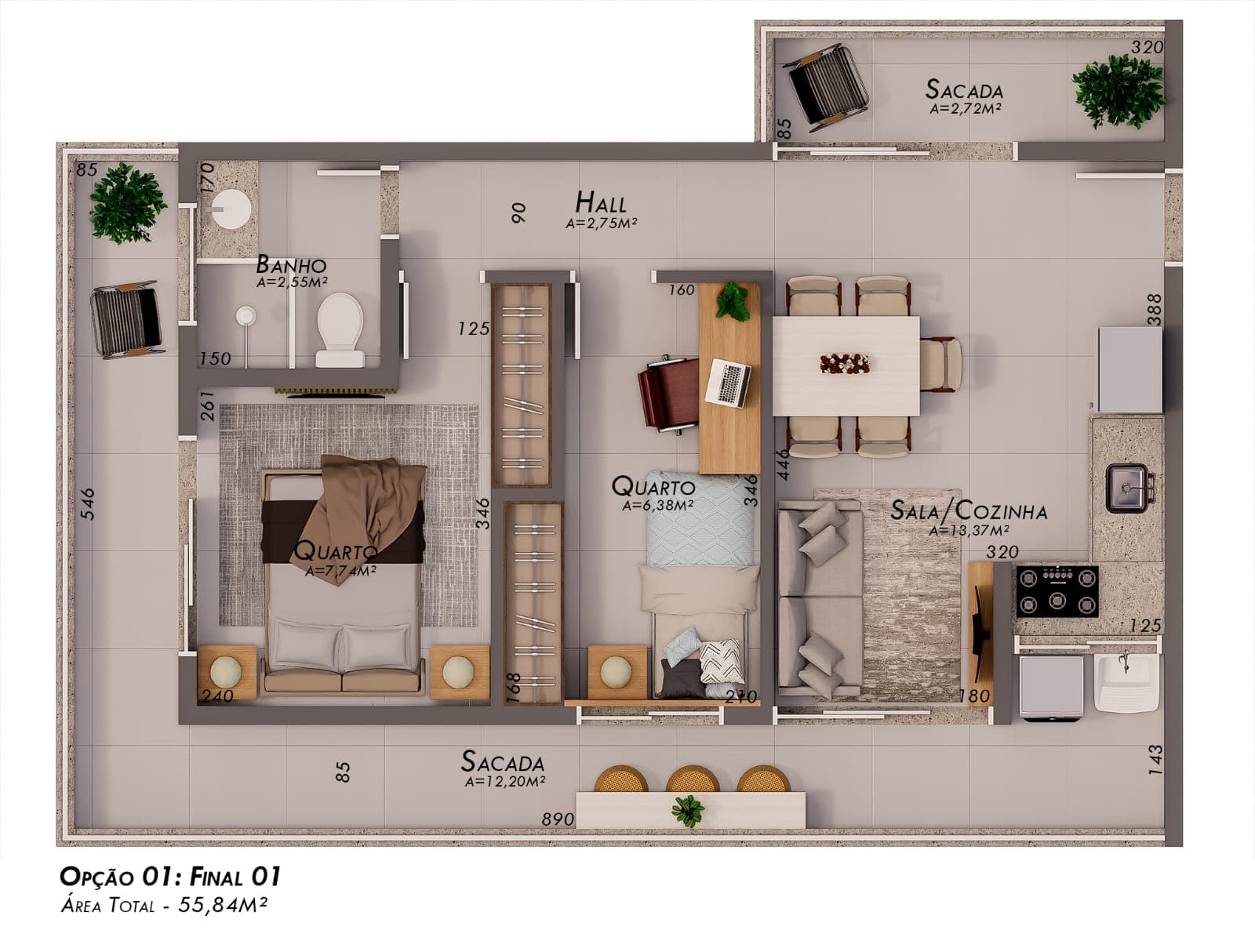 Apartamento em Nossa Senhora das Graças - Uberlândia — foto 1 de 3